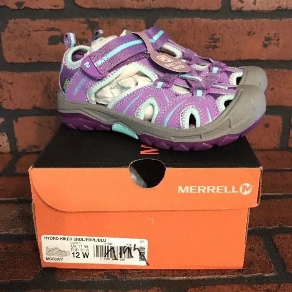 Merrell Hydro Hiker Girls Sandals Size 12W NEW